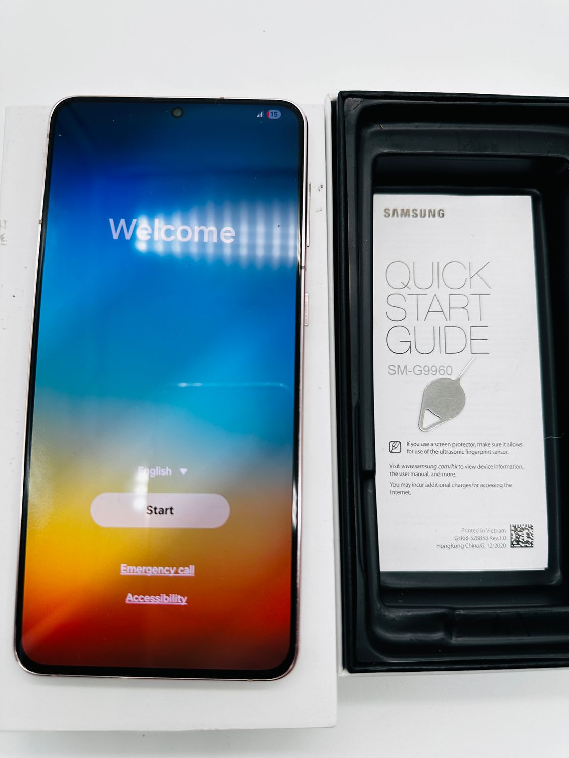 Samsung Galaxy S21 5G Dual SIM 256 GB fioletowy – uszkodzony