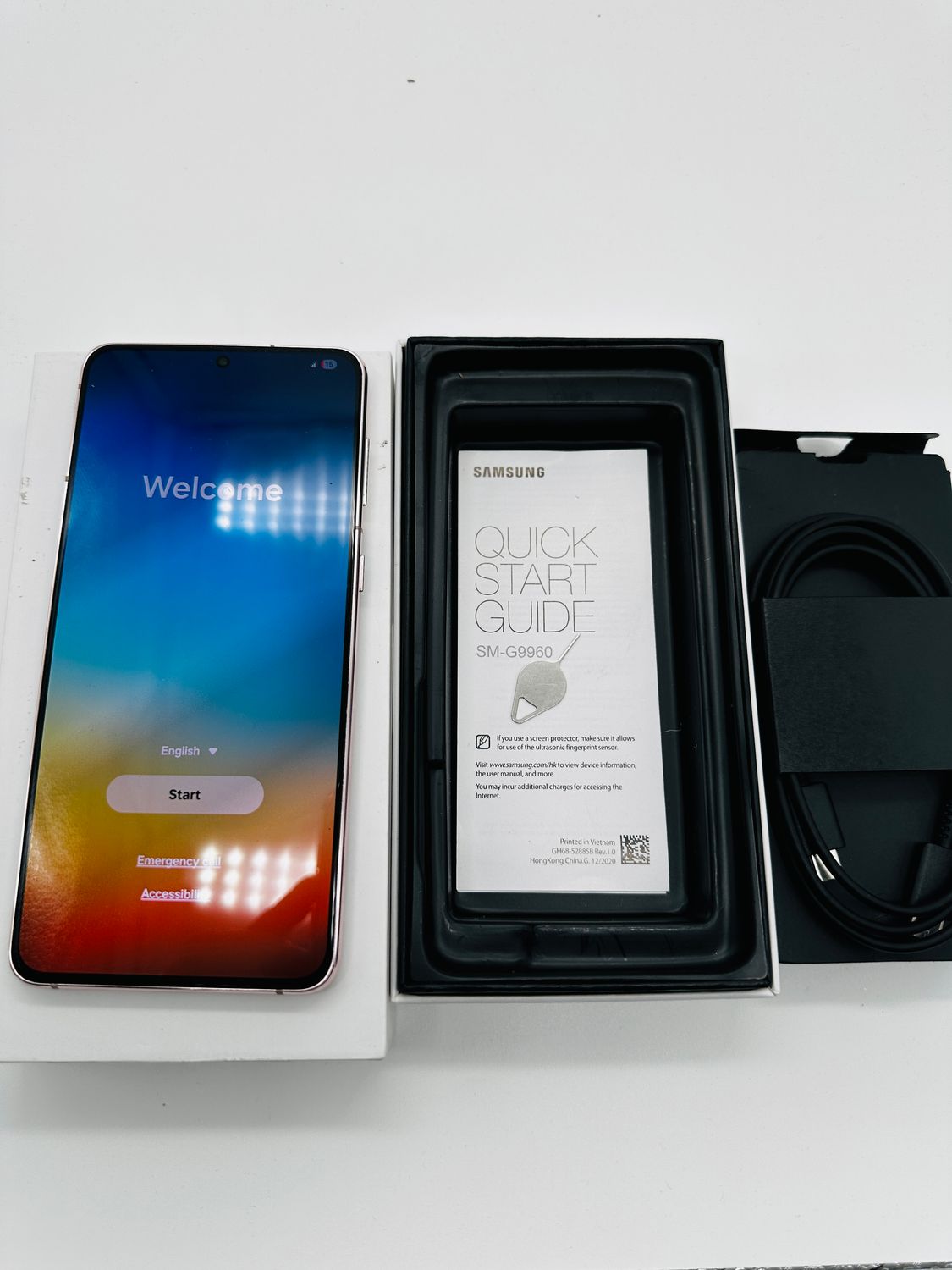 Samsung Galaxy S21 5G Dual SIM 256 GB fioletowy – uszkodzony