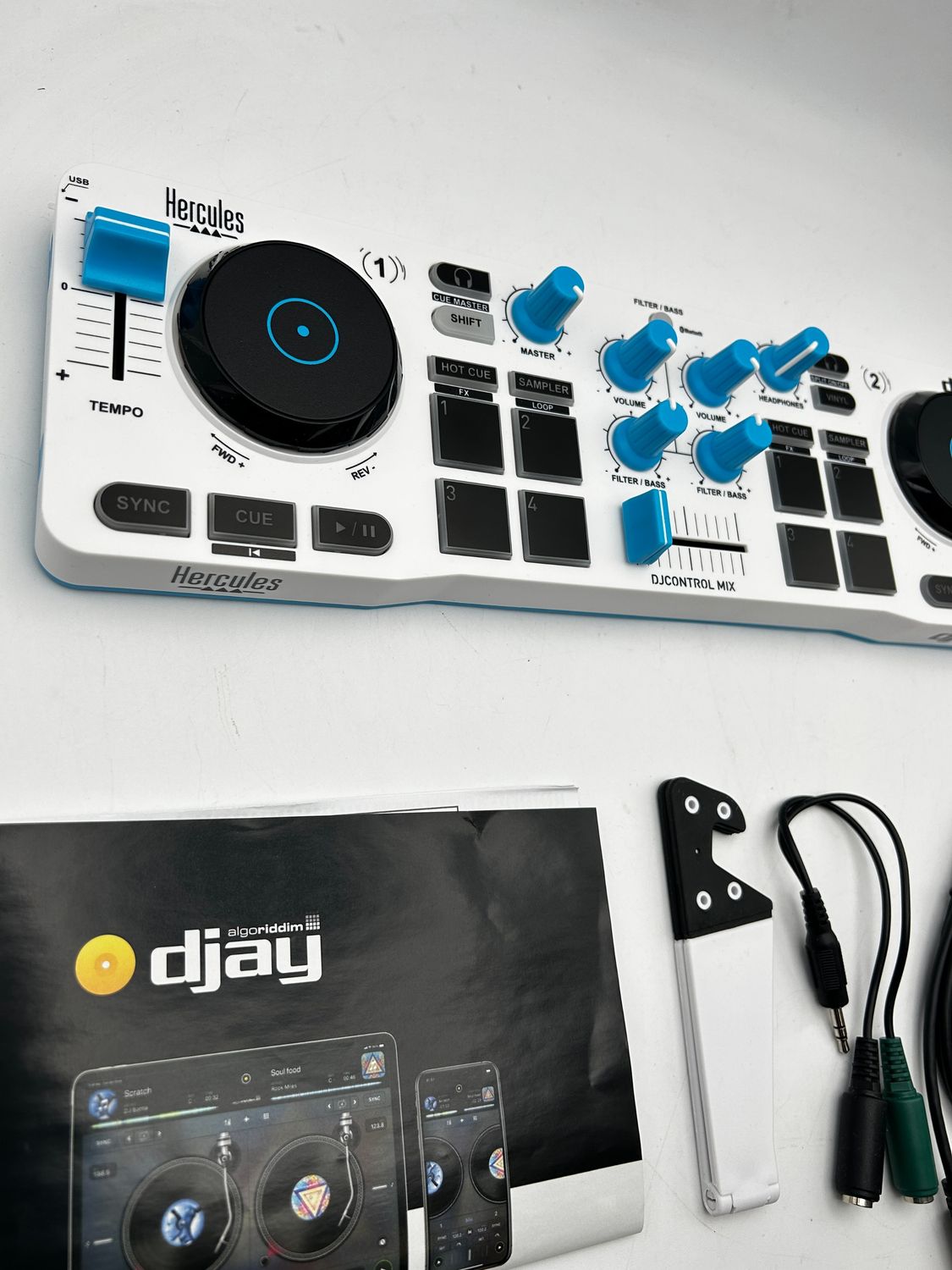 Hercules DJControl Mix Blue Edition – bezprzewodowy kontroler DJ