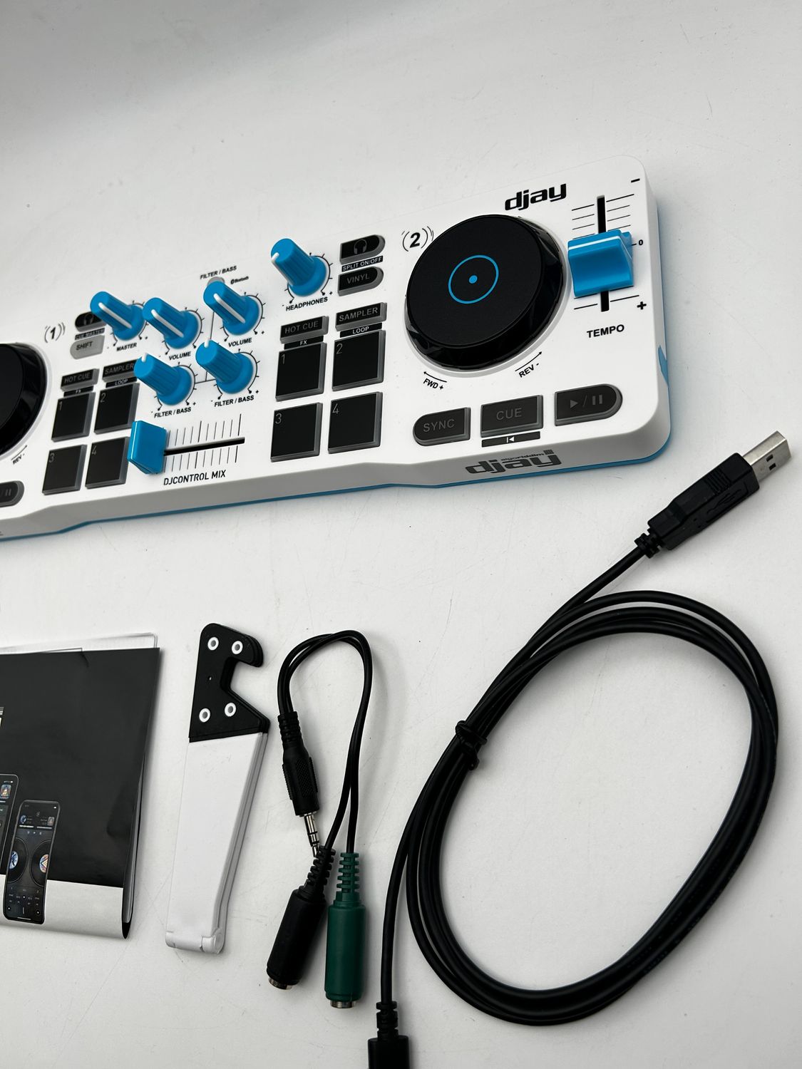 Hercules DJControl Mix Blue Edition – bezprzewodowy kontroler DJ