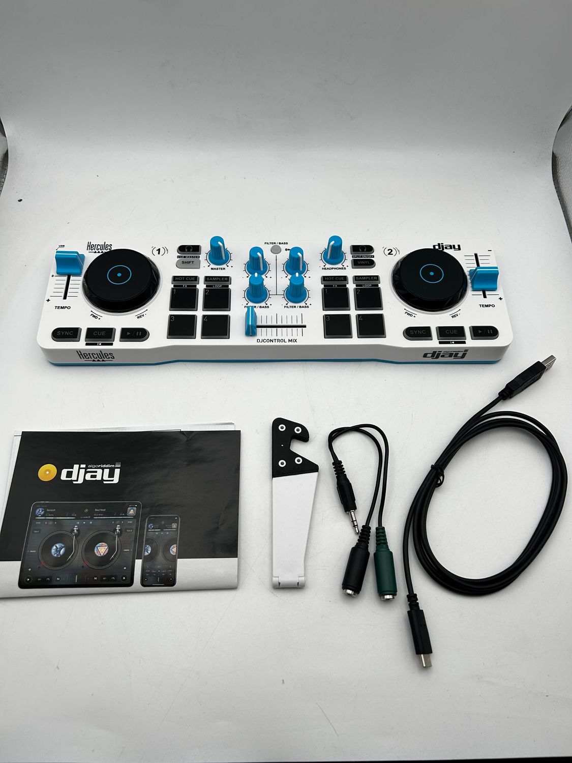 Hercules DJControl Mix Blue Edition – bezprzewodowy kontroler DJ