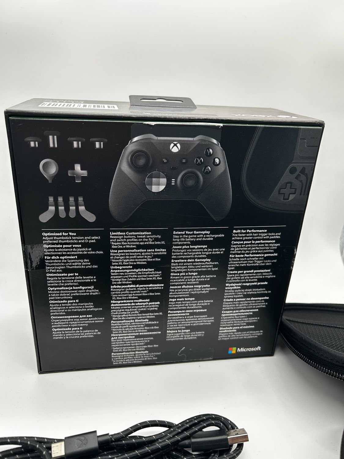 Xbox Wireless Controller Elite Series 2 Black do Xbox Series X|S, Xbox