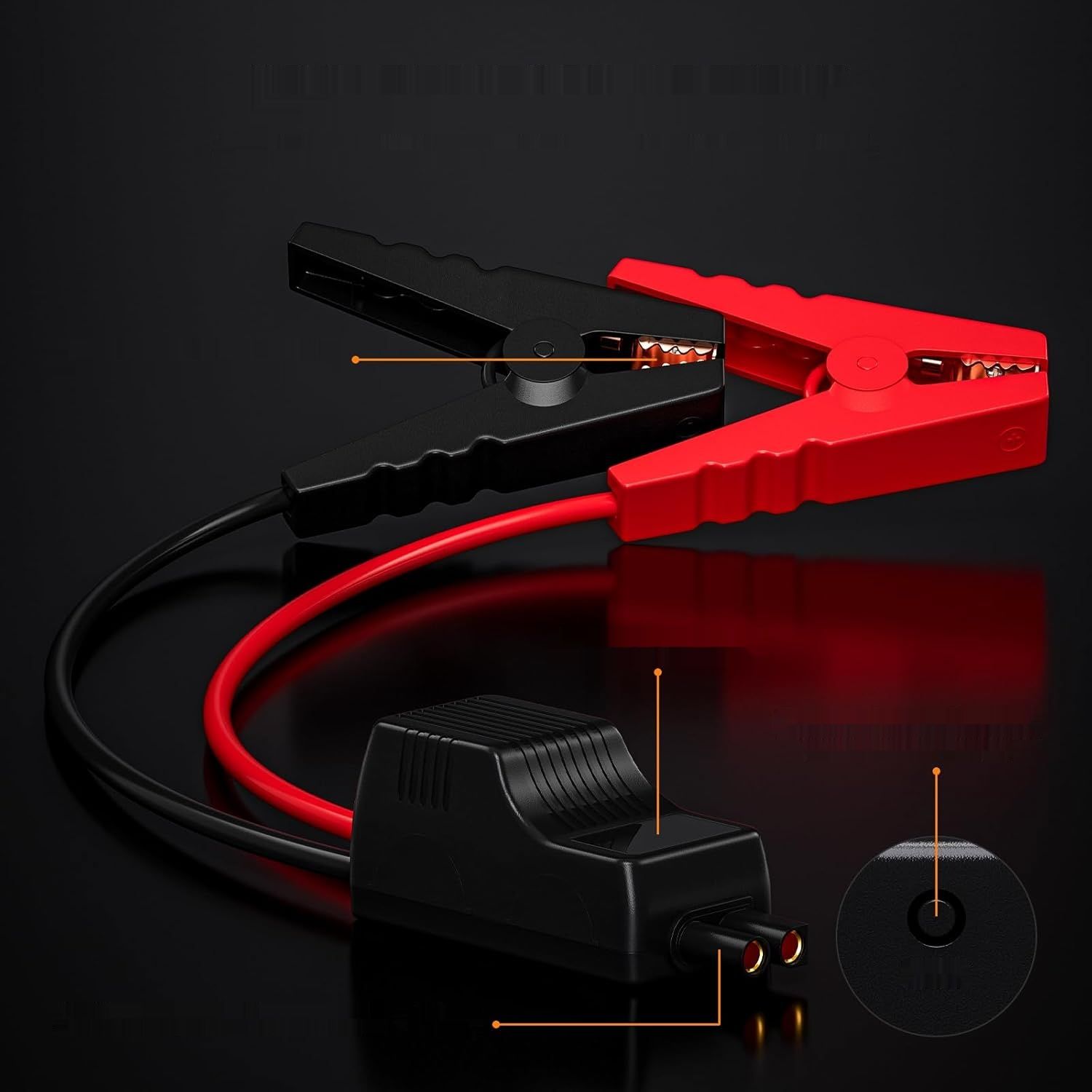 Povasee A40 Booster Batterie do Samochodu 5000A z ekranem LCD 3"