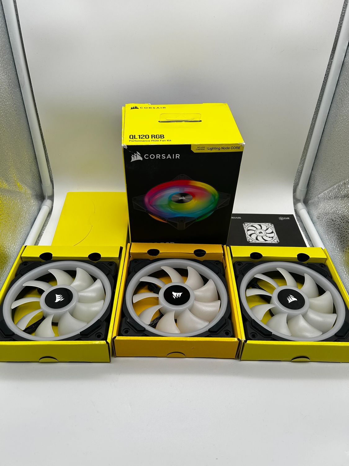 Corsair WW wentylator PWM (LL120 RGB LED, średnica 120 mm, wysoka wydj