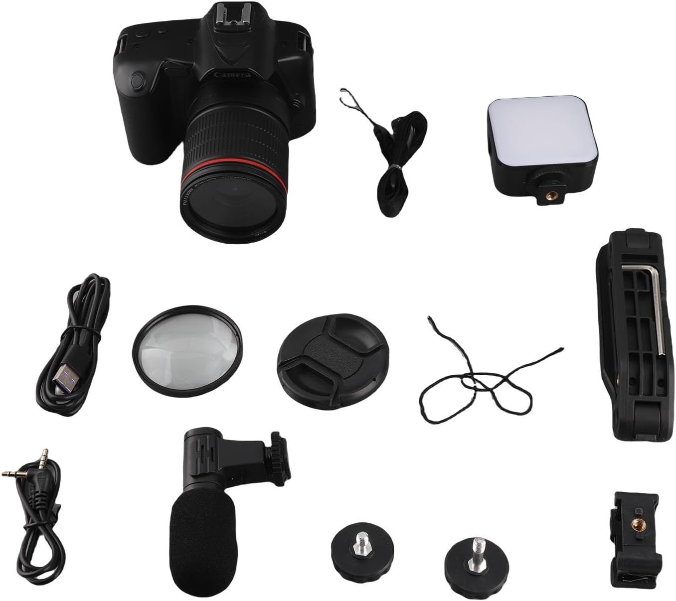 Jectse 4K 64MP – Cyfrowy aparat wideo z mikrofonem i trybem nocnym