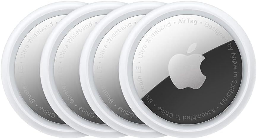 Apple Zestaw 4 sztuk AirTag (1. generacji)