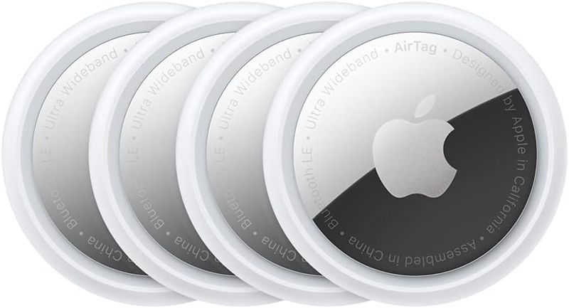 Apple Zestaw 4 sztuk AirTag (1. generacji)