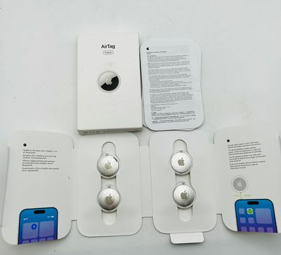 Apple Zestaw 4 sztuk AirTag (1. generacji)