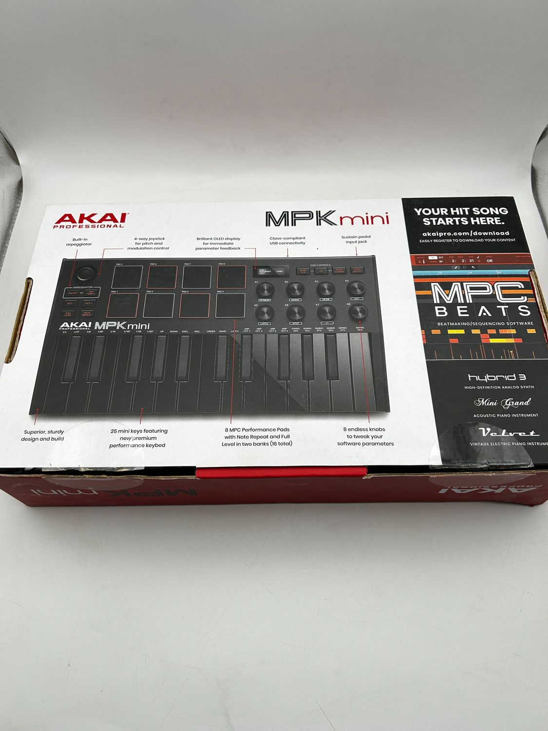 Akai Professional MPK Mini MK3 25-klawiszowa klawiatura sterująca USB