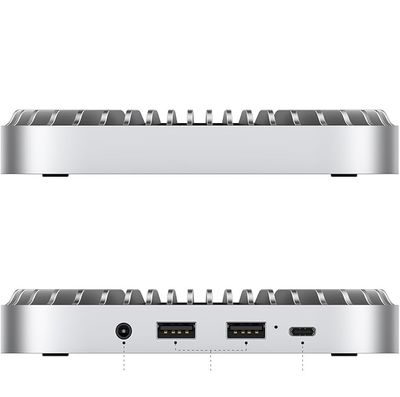 Aluminiowa stacja dokująca i stojak RayCue DK541 dla Mac mini M4 / M4 Pro (2024)