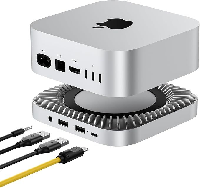 Aluminiowa stacja dokująca i stojak RayCue DK541 dla Mac mini M4 / M4 Pro (2024)
