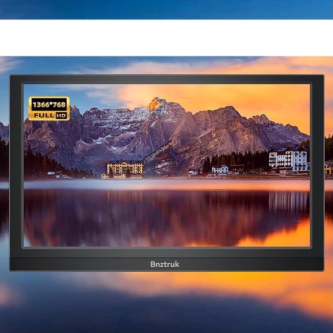 Przenośny monitor 13,3" Bnztruk LED 1366x768 z HDMI