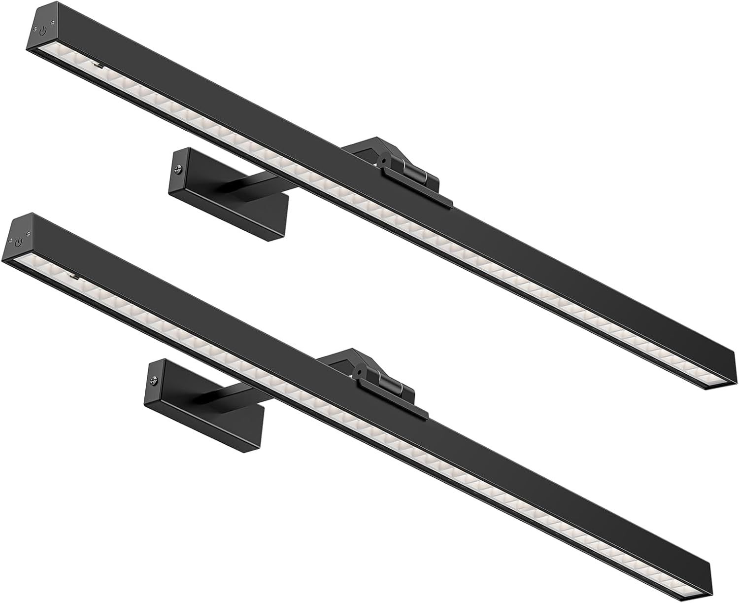 AIBOO Zestaw 2 bezprzewodowych lamp LED do obrazów 60 cm z pilotem