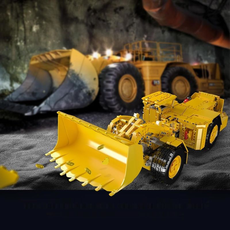 Mould King 17056 Technik RC Bulldozer – Zdalnie sterowana ładowarka, 1396 elementów