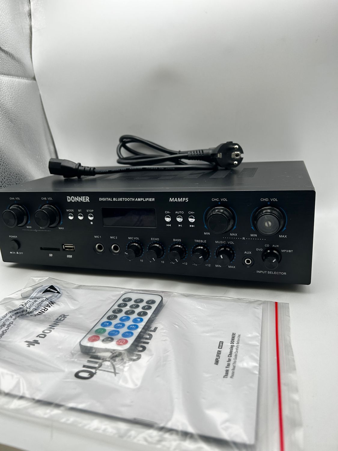 Wzmacniacz audio Bluetooth 5.0 Donner MAMP5 440 W