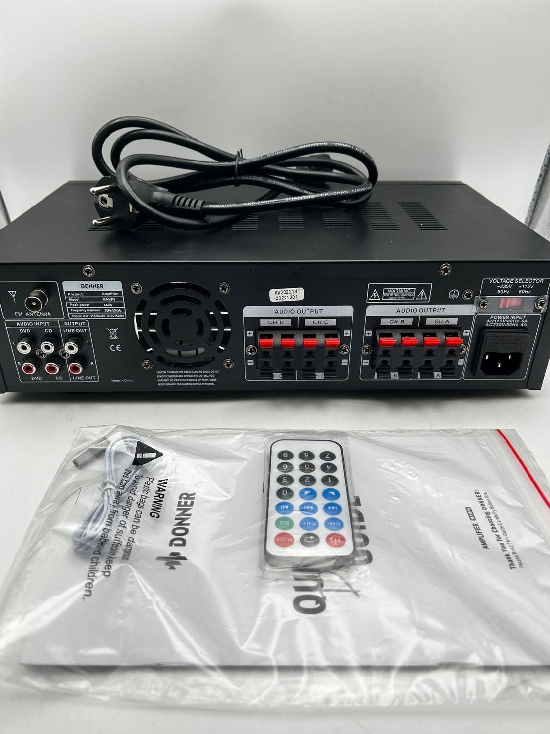Wzmacniacz audio Bluetooth 5.0 Donner MAMP5 440 W