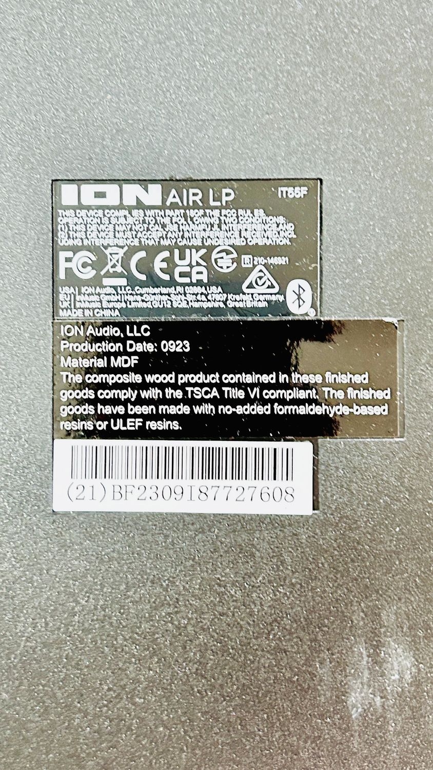 ION Audio Air LP WD – Gramofon Bluetooth z wyjściem USB