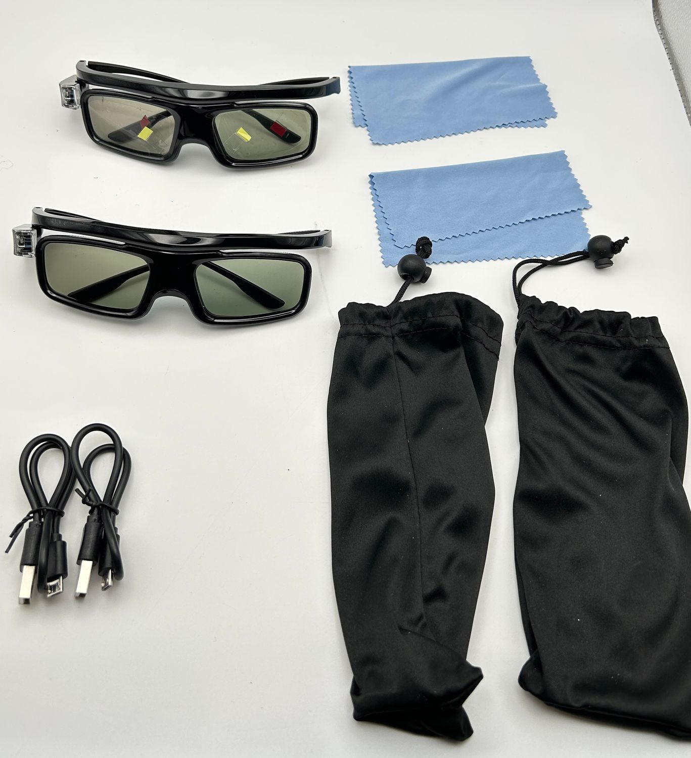 NexiGo okulary 3D DLP-Link, aktywne, kompatybilne z Aurora, Aurora Pro.