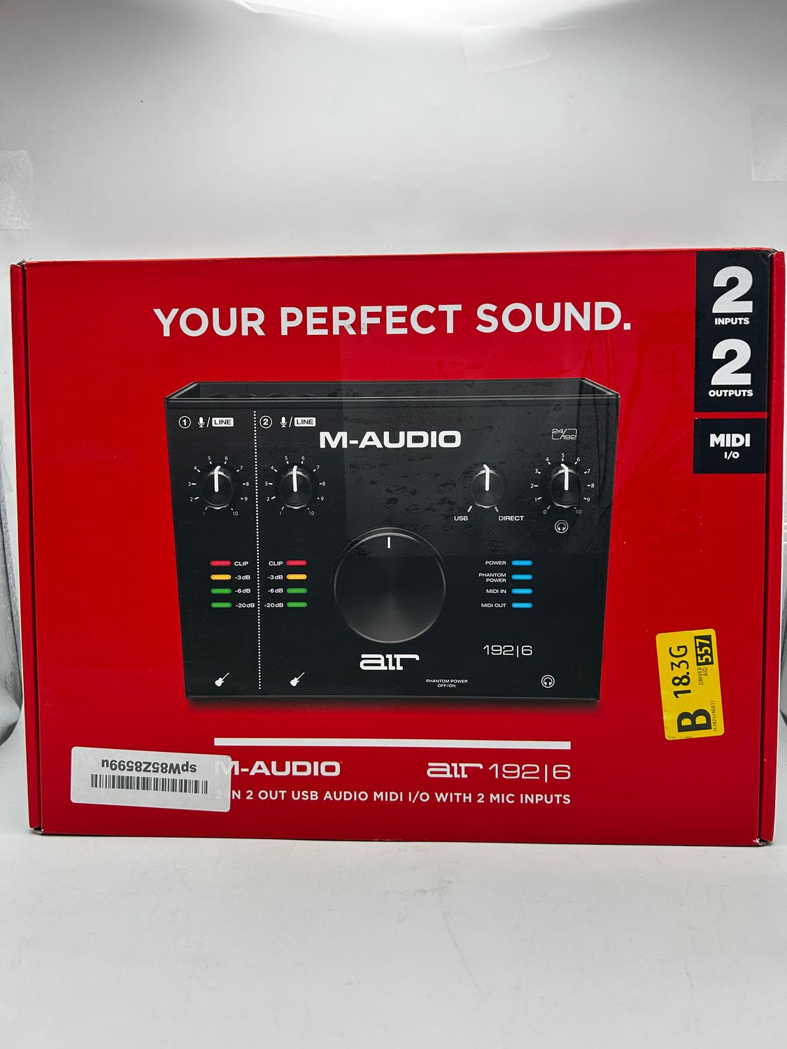 M-Audio AIR 192|14 interfejs audio USB-C 24-bit/192 kHz z MIDI