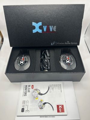 Xvive U2 bezprzewodowy system gitarowy 2,4 GHz, czarny