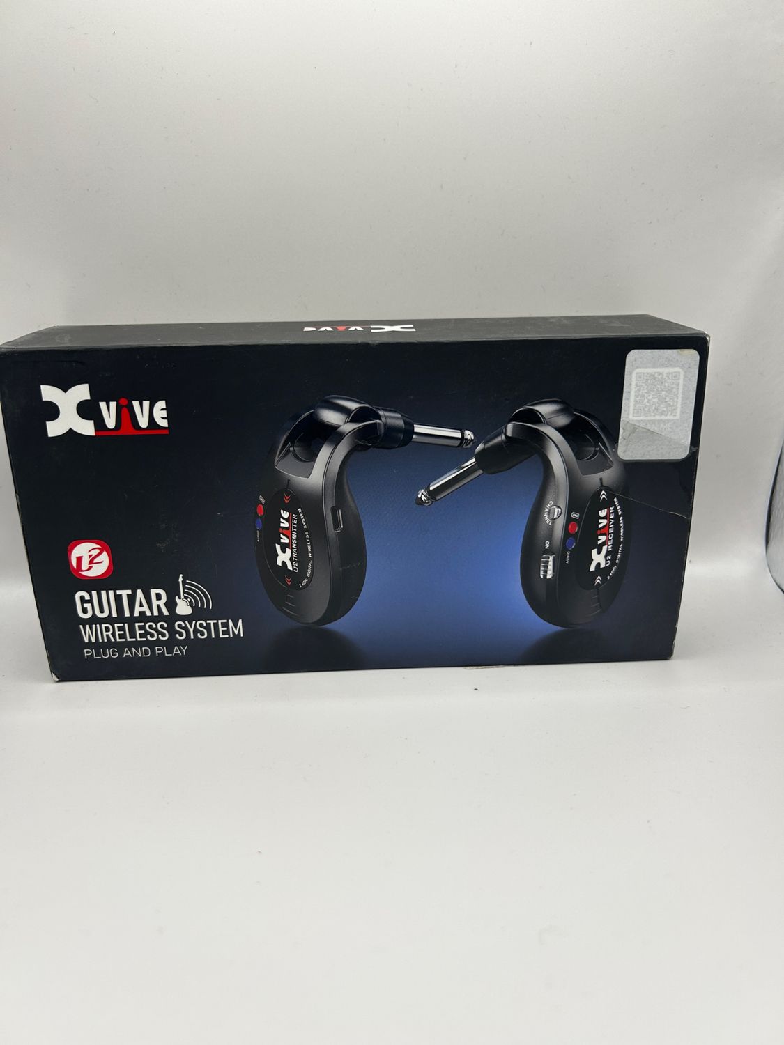Xvive U2 bezprzewodowy system gitarowy 2,4 GHz, czarny