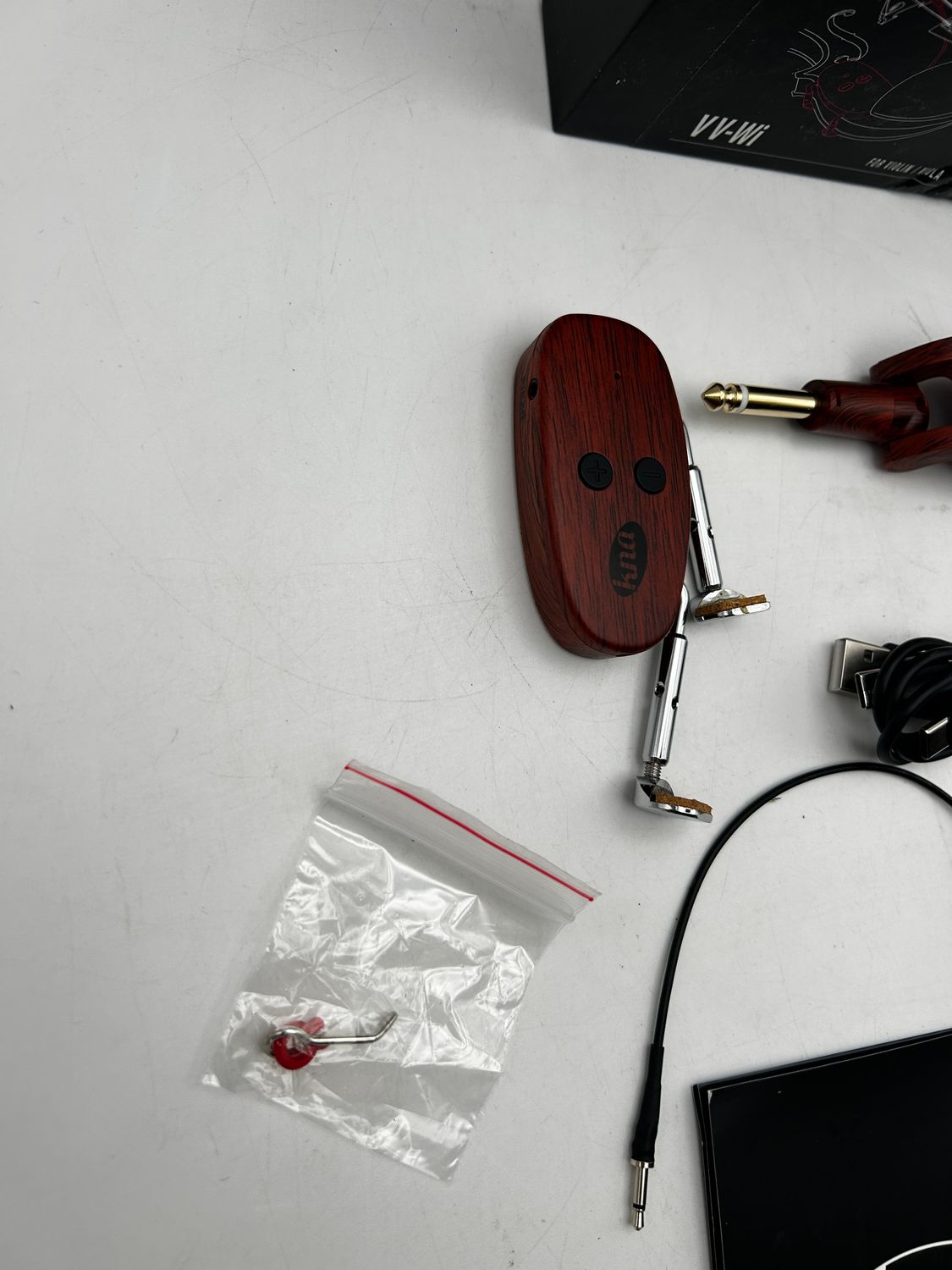 KNA Pickups VV-Wi przenośny bezprzewodowy przetwornik do skrzypiec/altówki