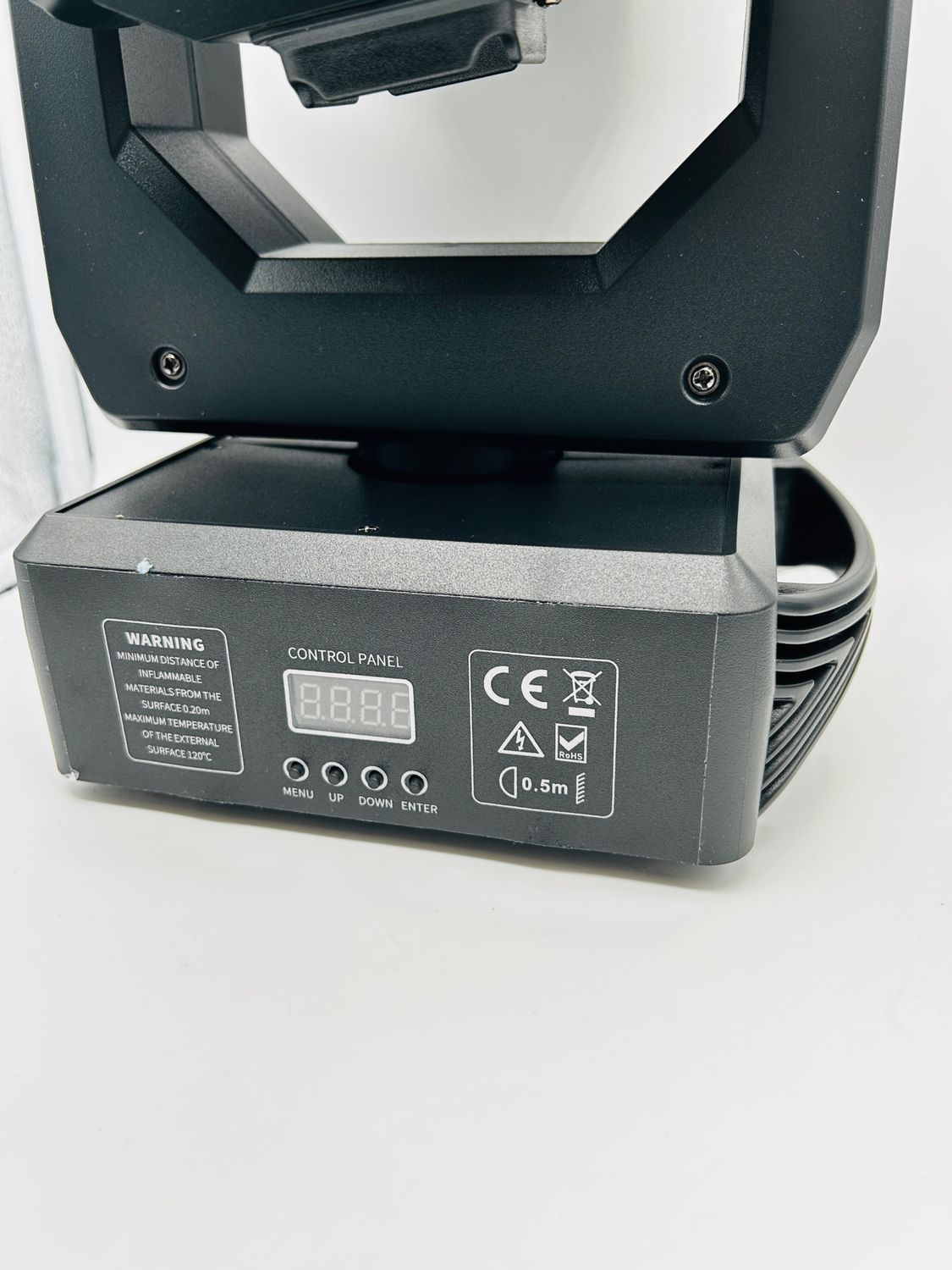 Lampa dyskotekowa imprezowa ZS101, ruchoma głowica LED RGB