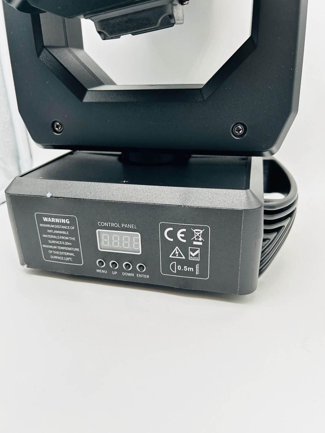 Lampa dyskotekowa imprezowa ZS101, ruchoma głowica LED RGB