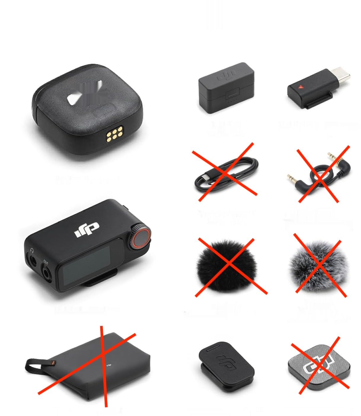 DJI Mic 3 – bezprzewodowy zestaw mikrofonowy (2 nadajniki + 1 odbiornik + etui ładujące)