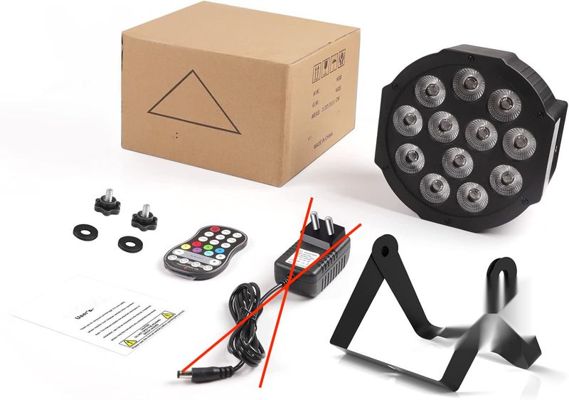 DELIBANG RGBW LED Par – zestaw 4 reflektorów scenicznych