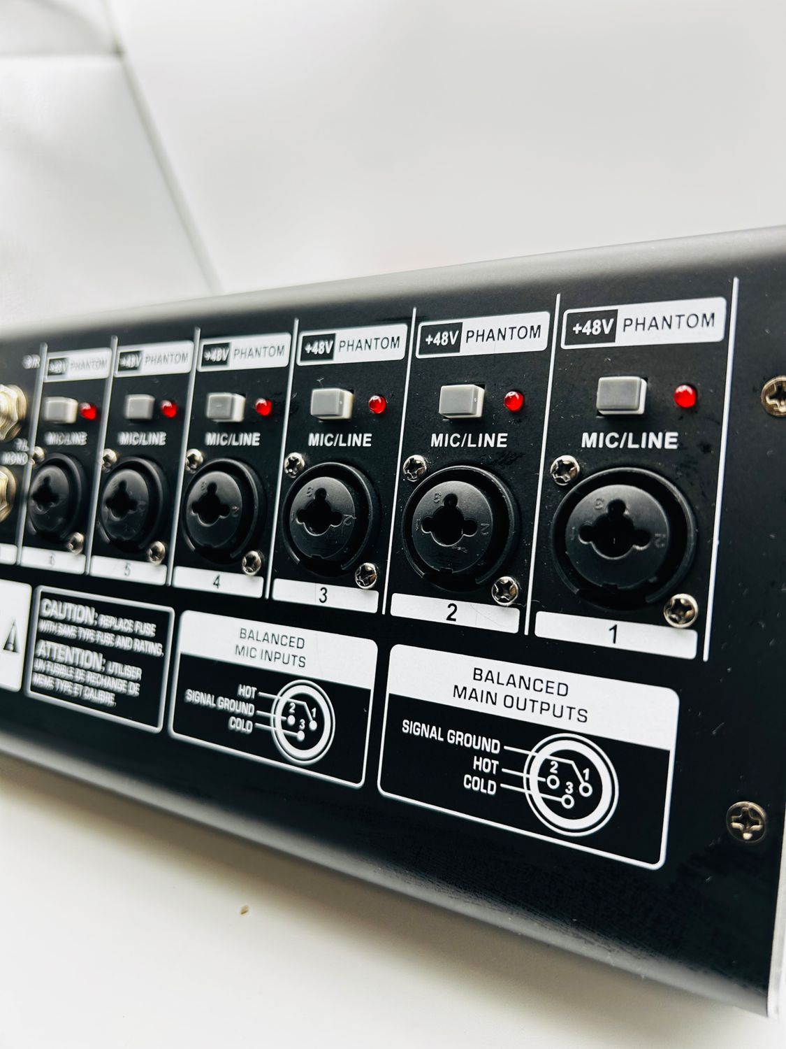 Depusheng AG8 profesjonalny mikser DJ-ski 8-kanałowy