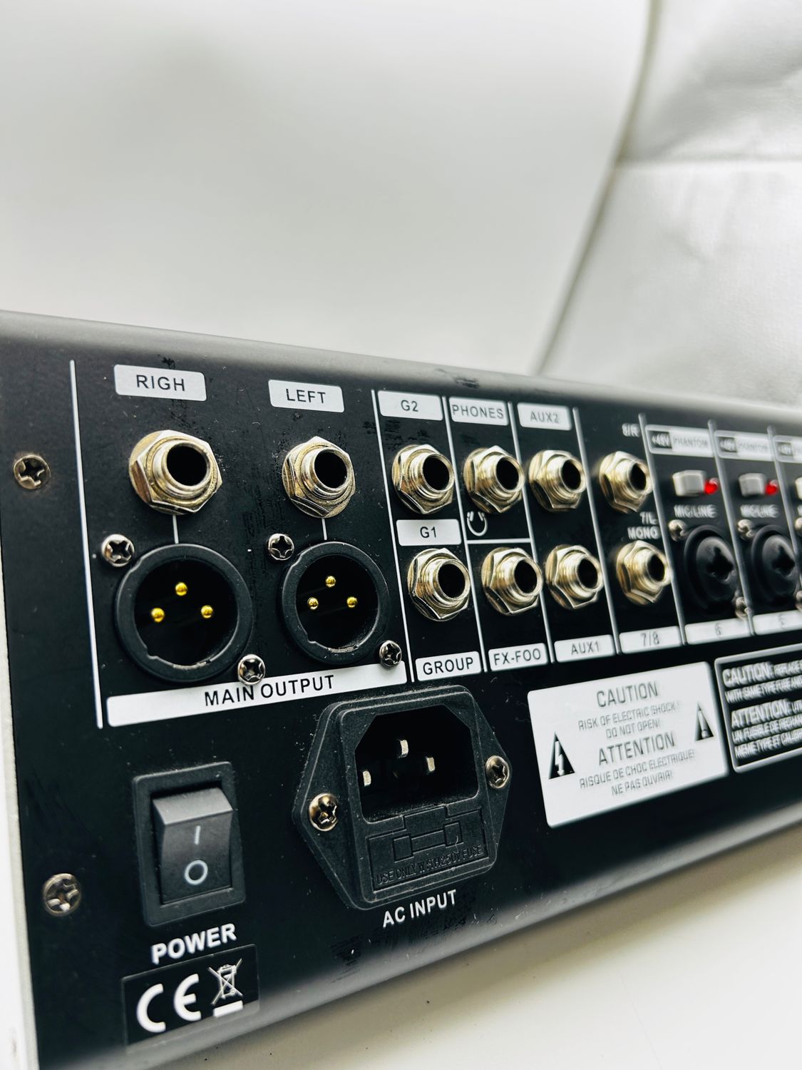 Depusheng AG8 profesjonalny mikser DJ-ski 8-kanałowy