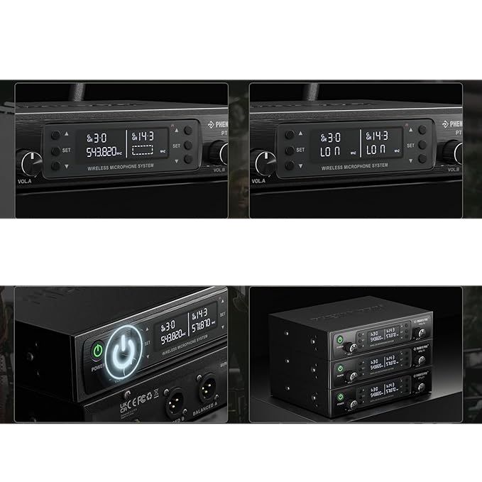 Phenyx Pro PTU-71A – dwukanałowy bezprzewodowy system mikrofonowy UHF