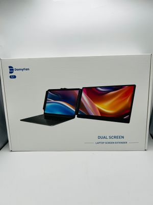 domyfan Monitor do laptopa 14,1" 1080P FHD, podwójne rozszerzenie