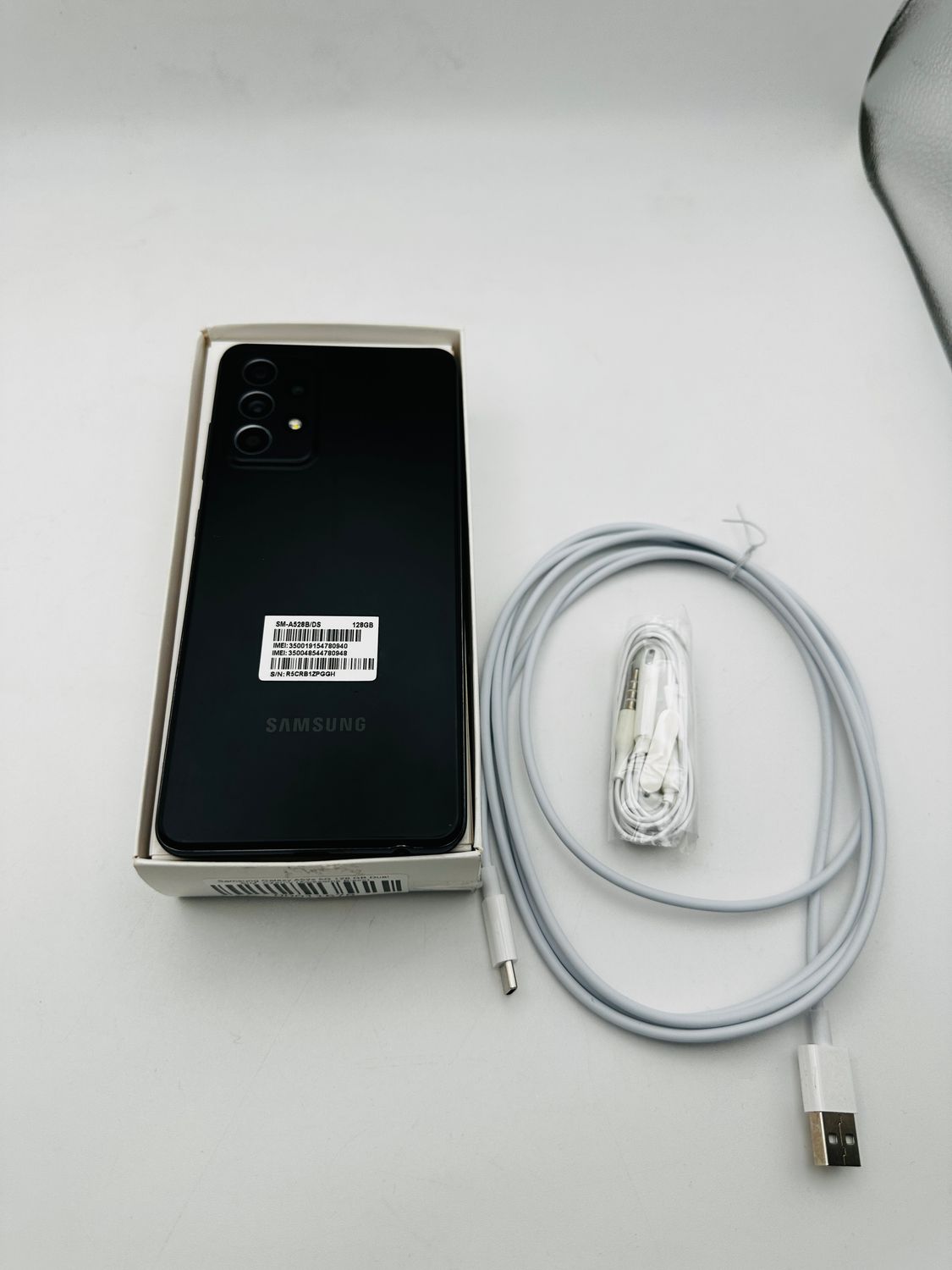 Samsung Galaxy A52s 5G 128 GB Dual SIM, Czarny (Awesome Black)