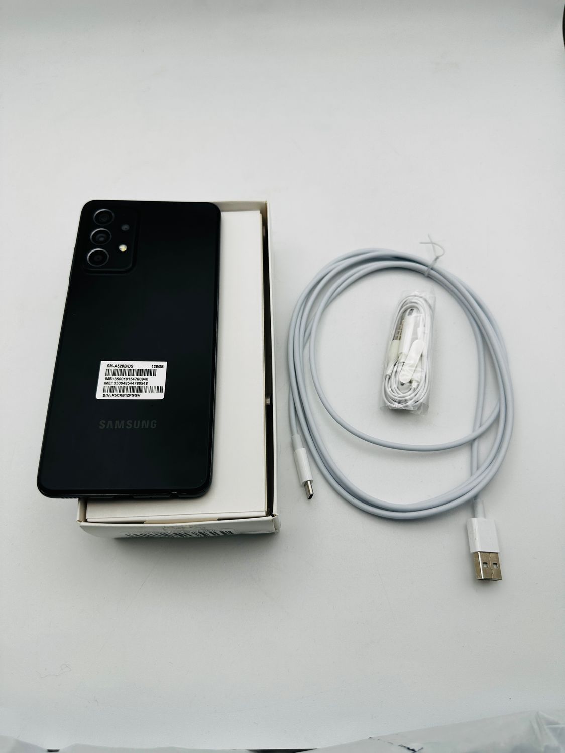 Samsung Galaxy A52s 5G 128 GB Dual SIM, Czarny (Awesome Black)