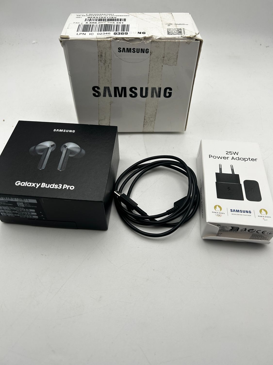 Samsung Galaxy Buds3 Pro + Ładowarka - Słuchawki bezprzewodowe