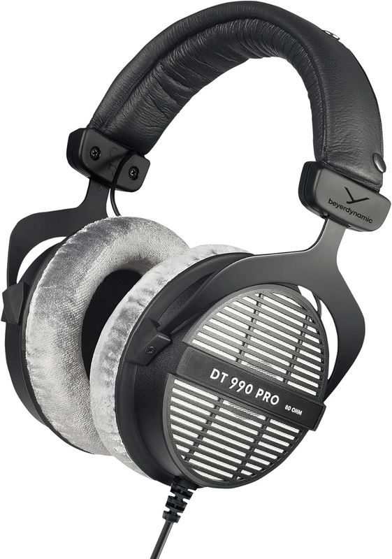 beyerdynamic DT 990 PRO jednostronne, przewodowe słuchawki studyjne do