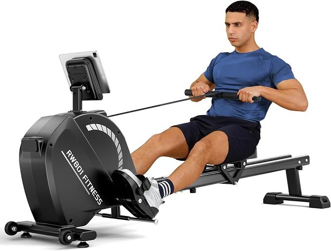 RW801 Fitness wioślarz magnetyczny do domu z wyświetlaczem LCD - uszkodzony