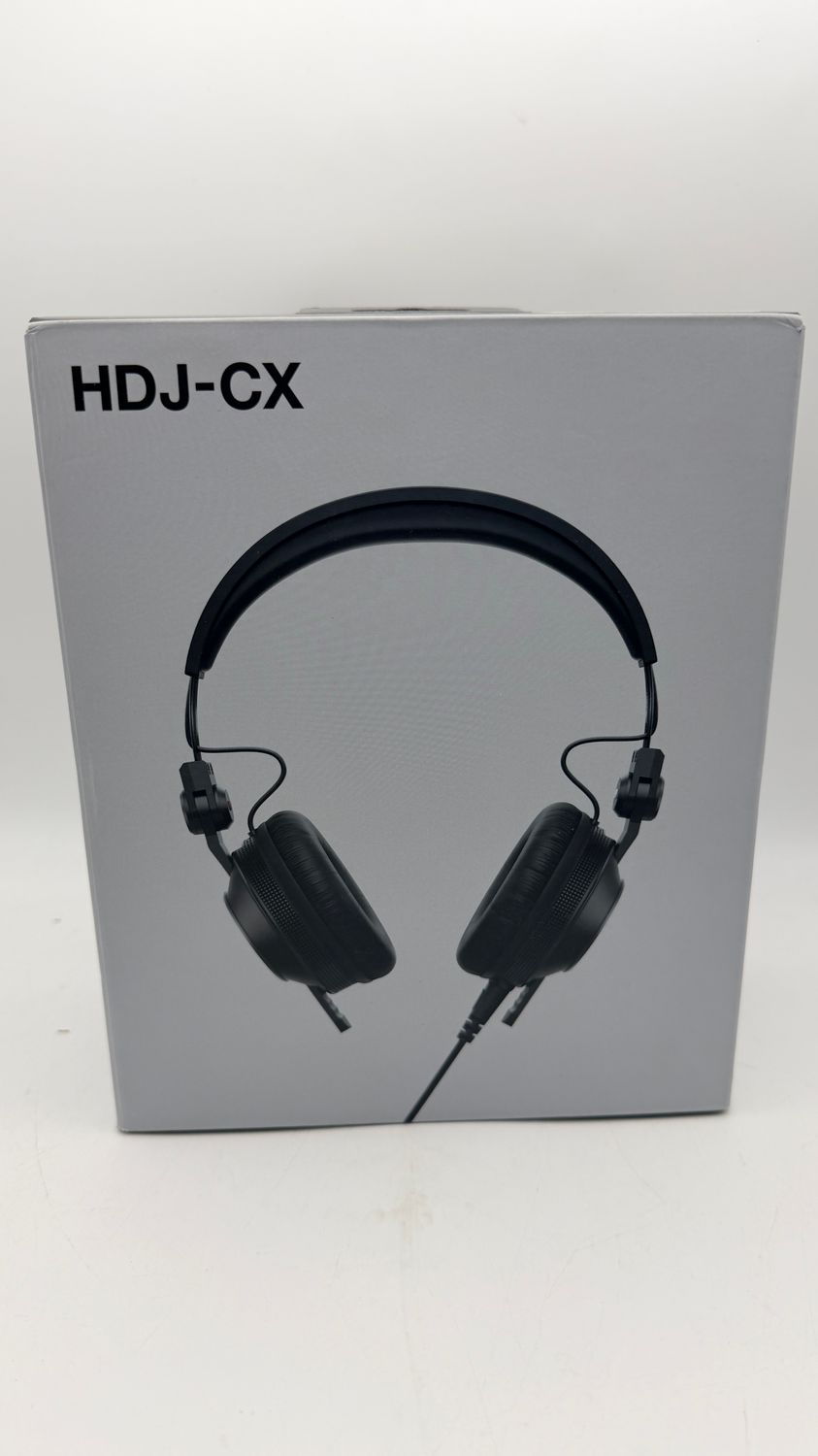 Pioneer DJ HDJ-CX - profesjonalne słuchawki DJ-skie, kolor czarny