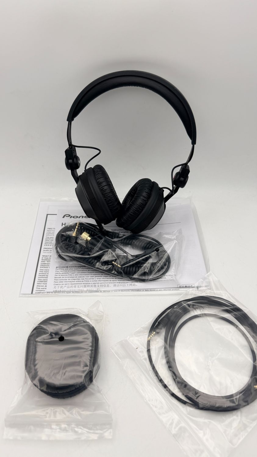 Pioneer DJ HDJ-CX - profesjonalne słuchawki DJ-skie, kolor czarny