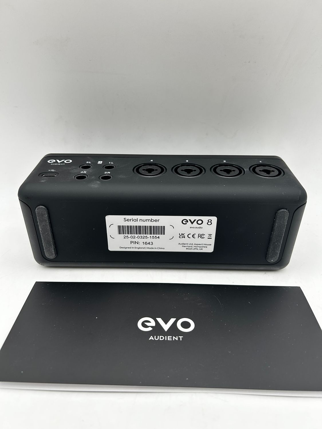 Audient EVO 8 USB Audio Interface – zewnętrzny interfejs audio 4 wejścia