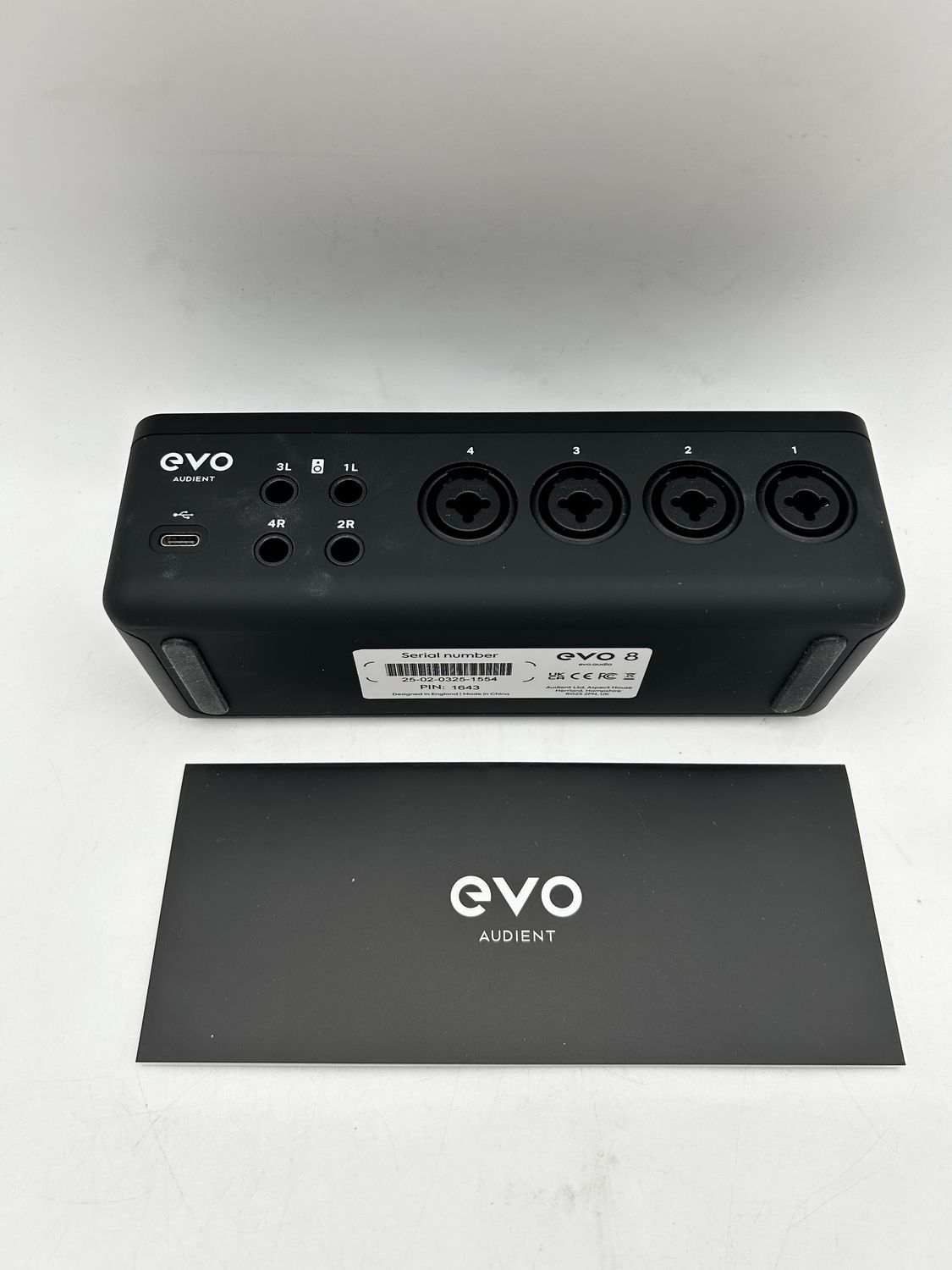 Audient EVO 8 USB Audio Interface – zewnętrzny interfejs audio 4 wejścia