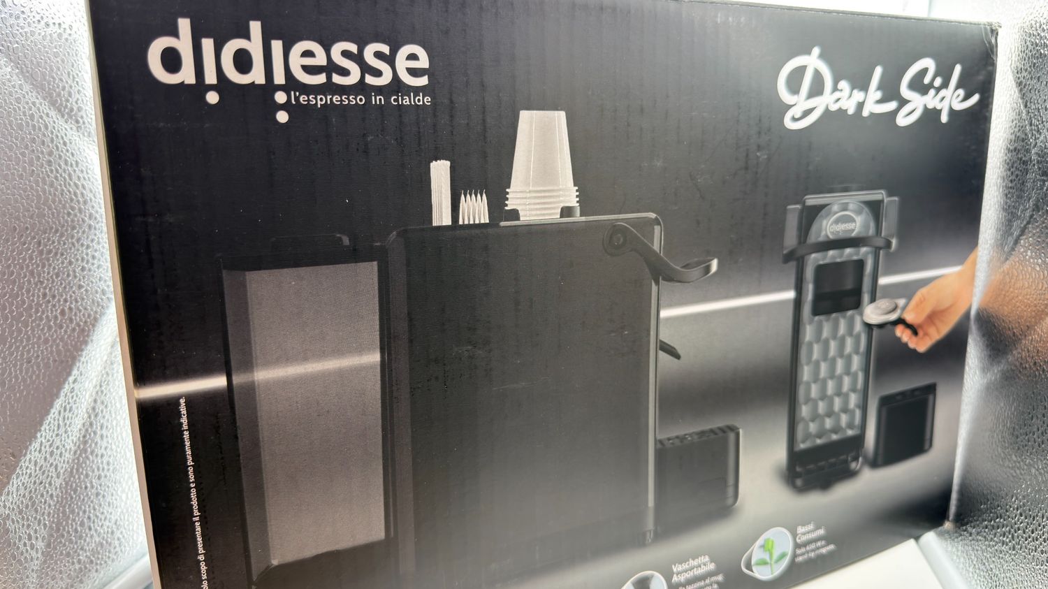 Didiesse Ekspres do kawy na saszetki, ciśnieniowy DarkSide
