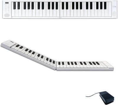Carry-on FP-49 Touch – przenośne składane pianino cyfrowe 49 klawiszy, białe