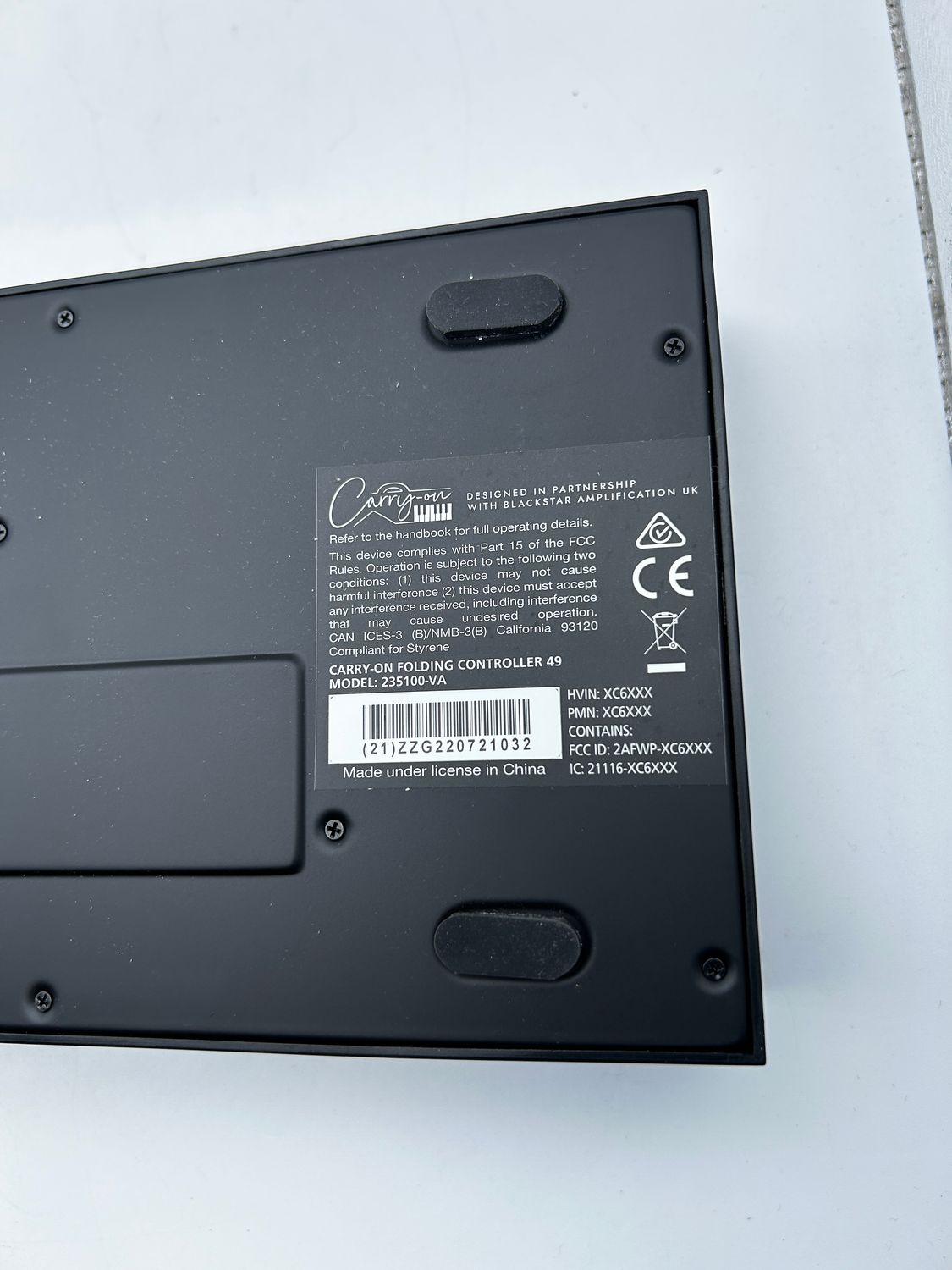 Carry-on Blackstar FC-49 składany kontroler MIDI
