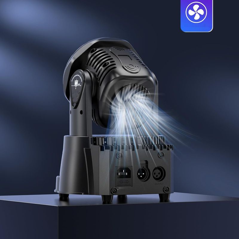 UKing 7x15W Mini Moving Head LED RGBW z pilotem i DMX512
