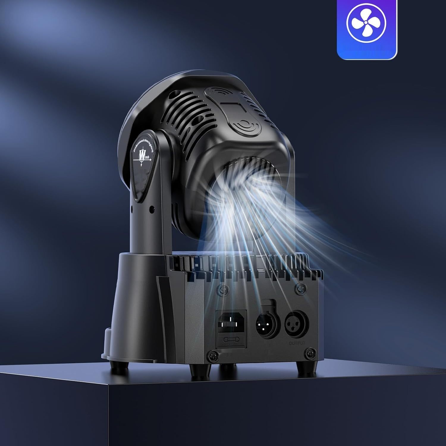 UKing 7x15W Mini Moving Head LED RGBW z pilotem i DMX512