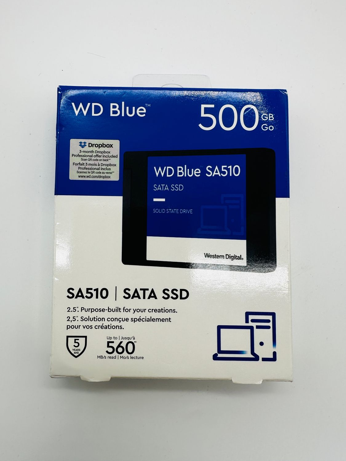 SSD WD Blue 500GB SA510 SATA3 2,5" 7 mm WDS500G3B0A