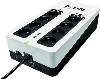 Eaton 3S 850 FR Gen2 (3S850F) – UPS Off-Line 850 VA z ochroną przeciwprzepięciową